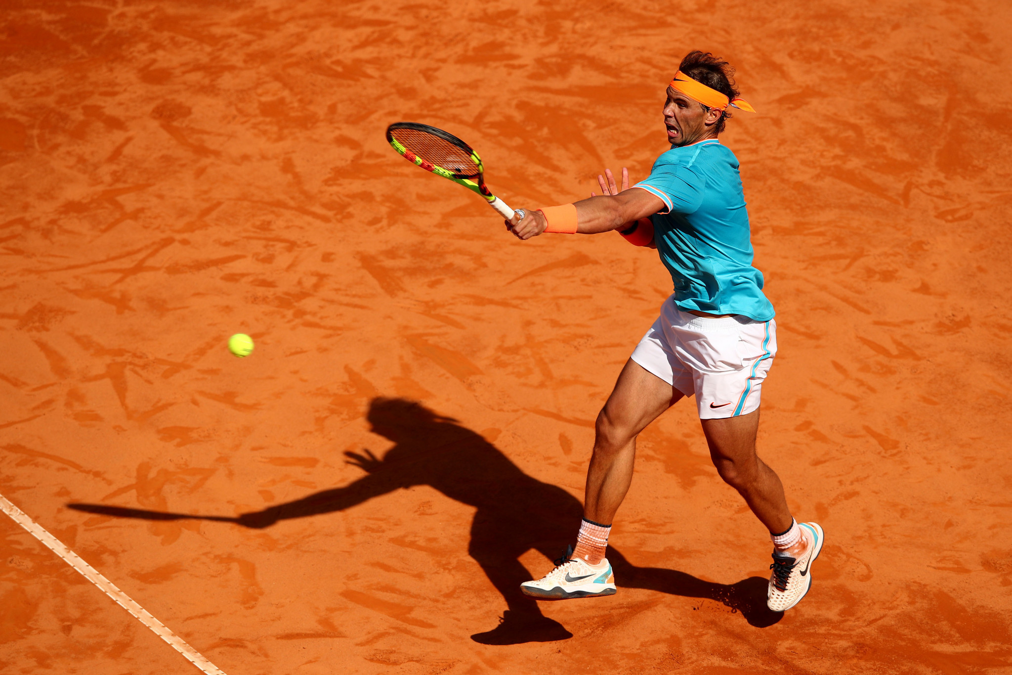 Spanish second seed Rafael Nadal beat Fernando Verdasco to reach the semi-finals ©Getty Images