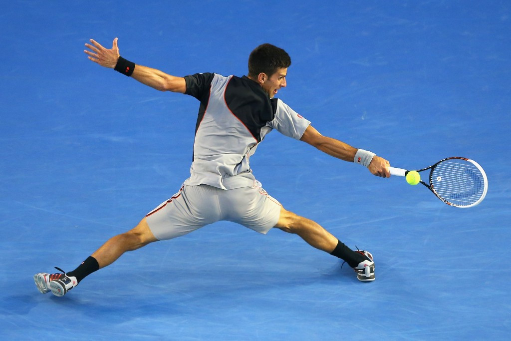 Tennis player Novak Djokovic is another great defensive-orientated athlete ©Getty Images