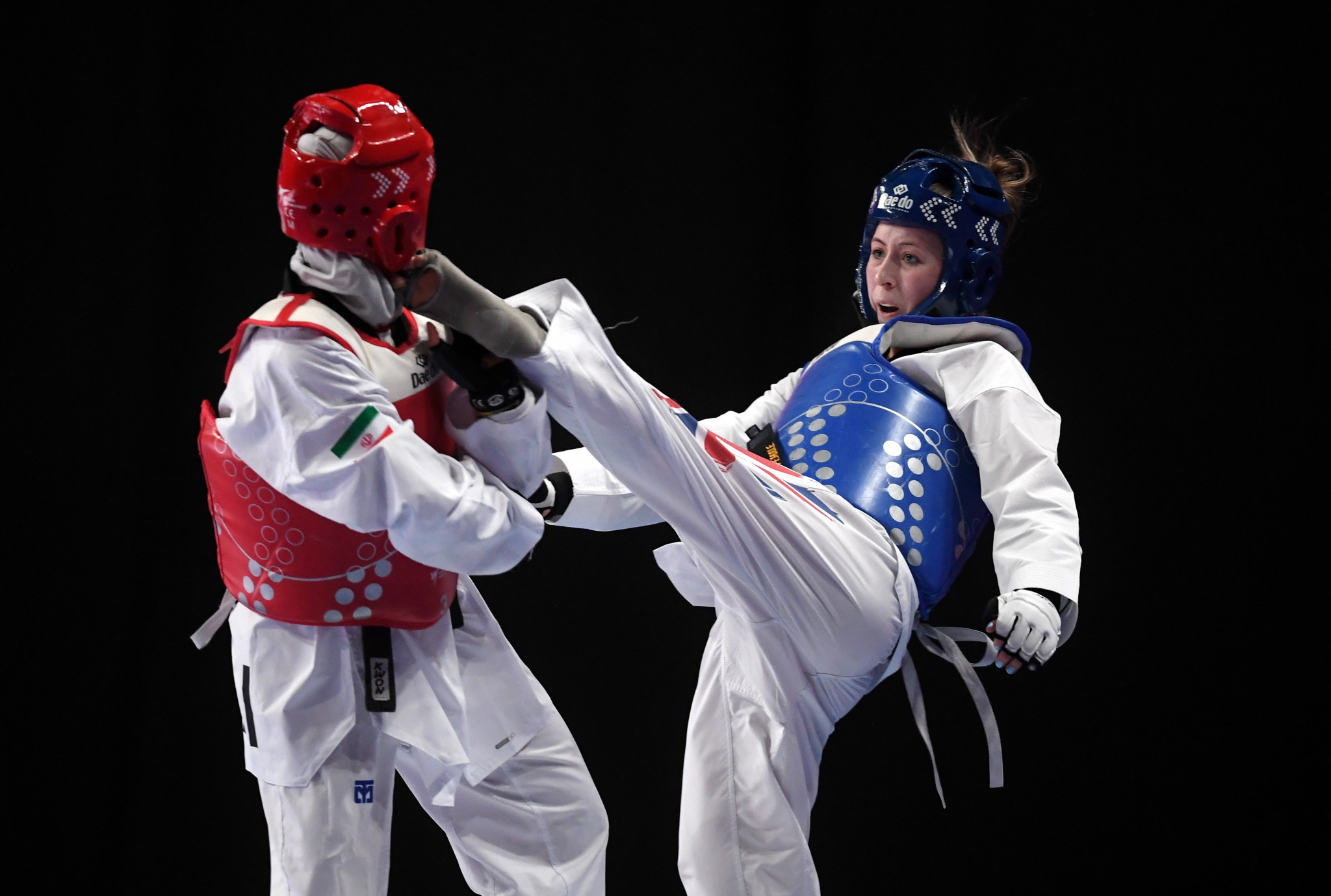 Two-time Olympic champion Jade Jones of Britain progressed to tomorrow's women's under-57kg final ©Getty Images