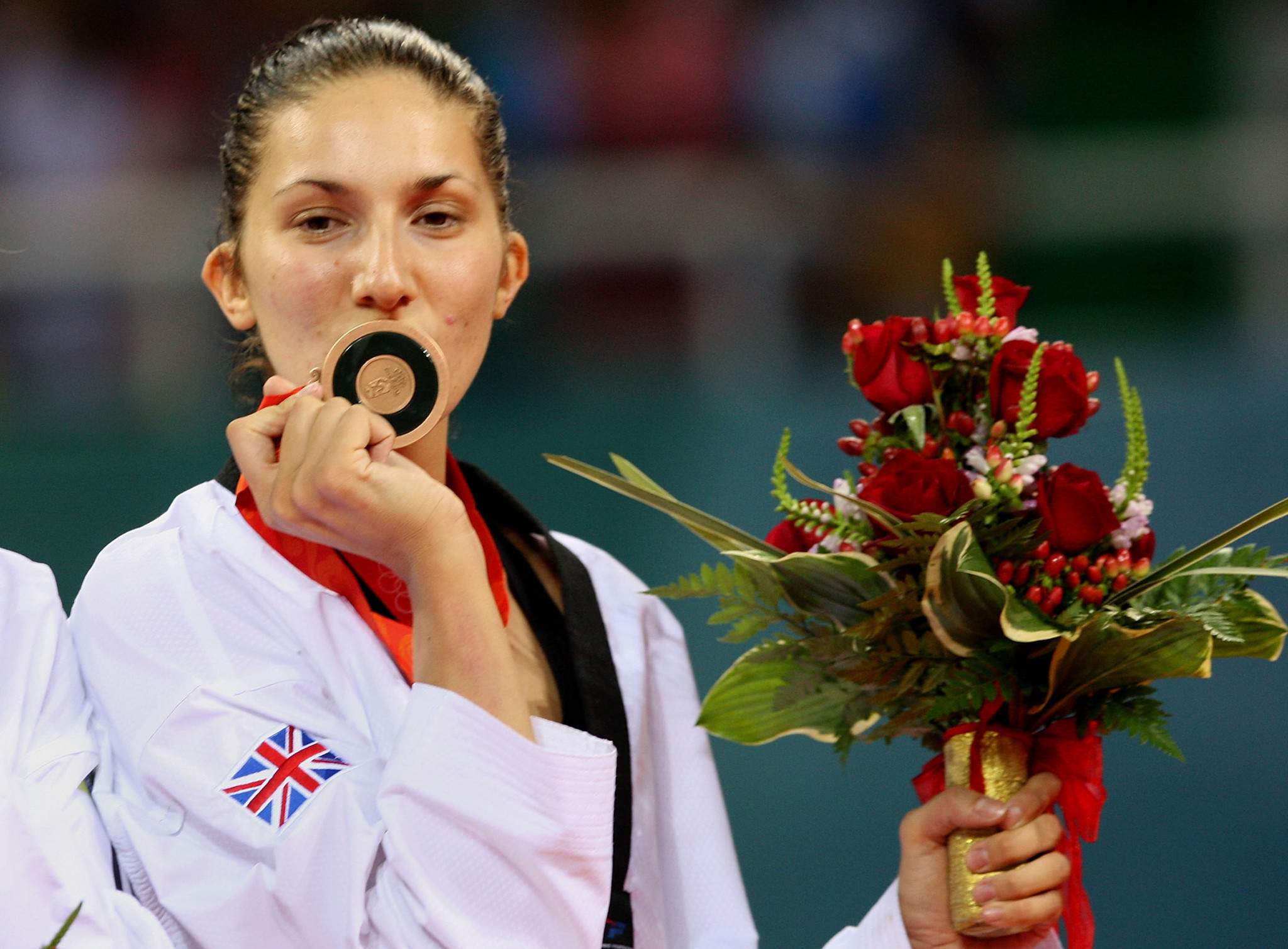 British Taekwondo President Sarah Stevenson won her country's first Olympic medal in taekwondo at Beijing 2008 ©Getty Images