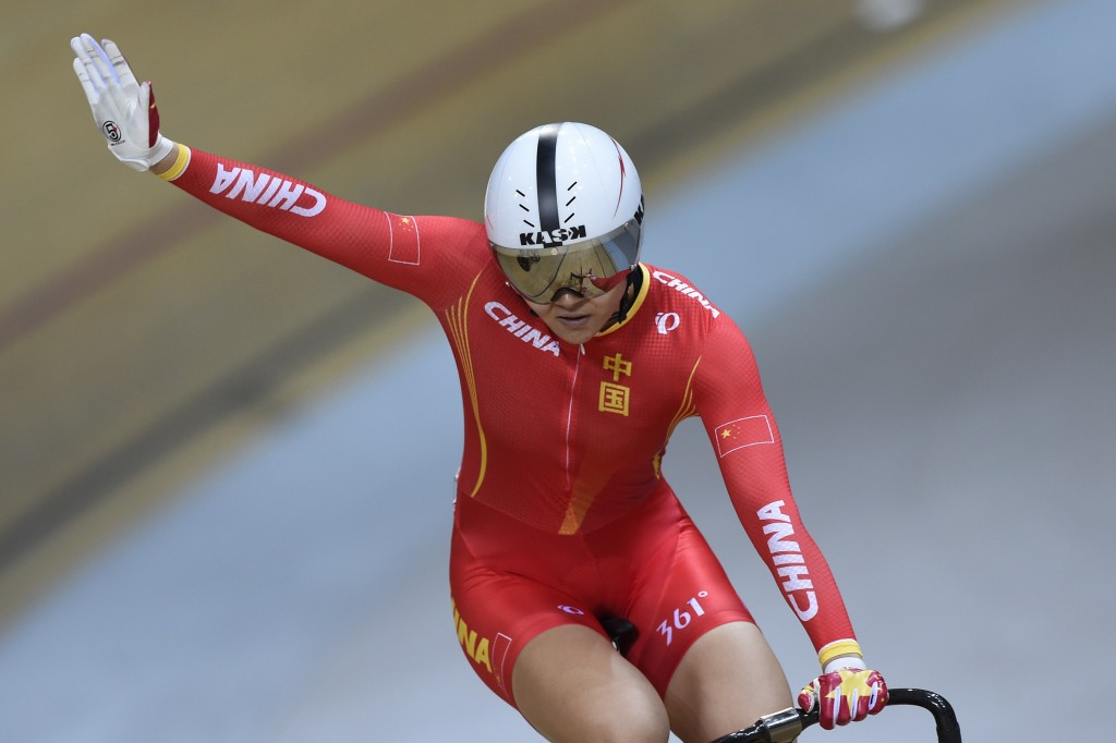 Zhong sprints to second title at UCI Track World Cup in Cali