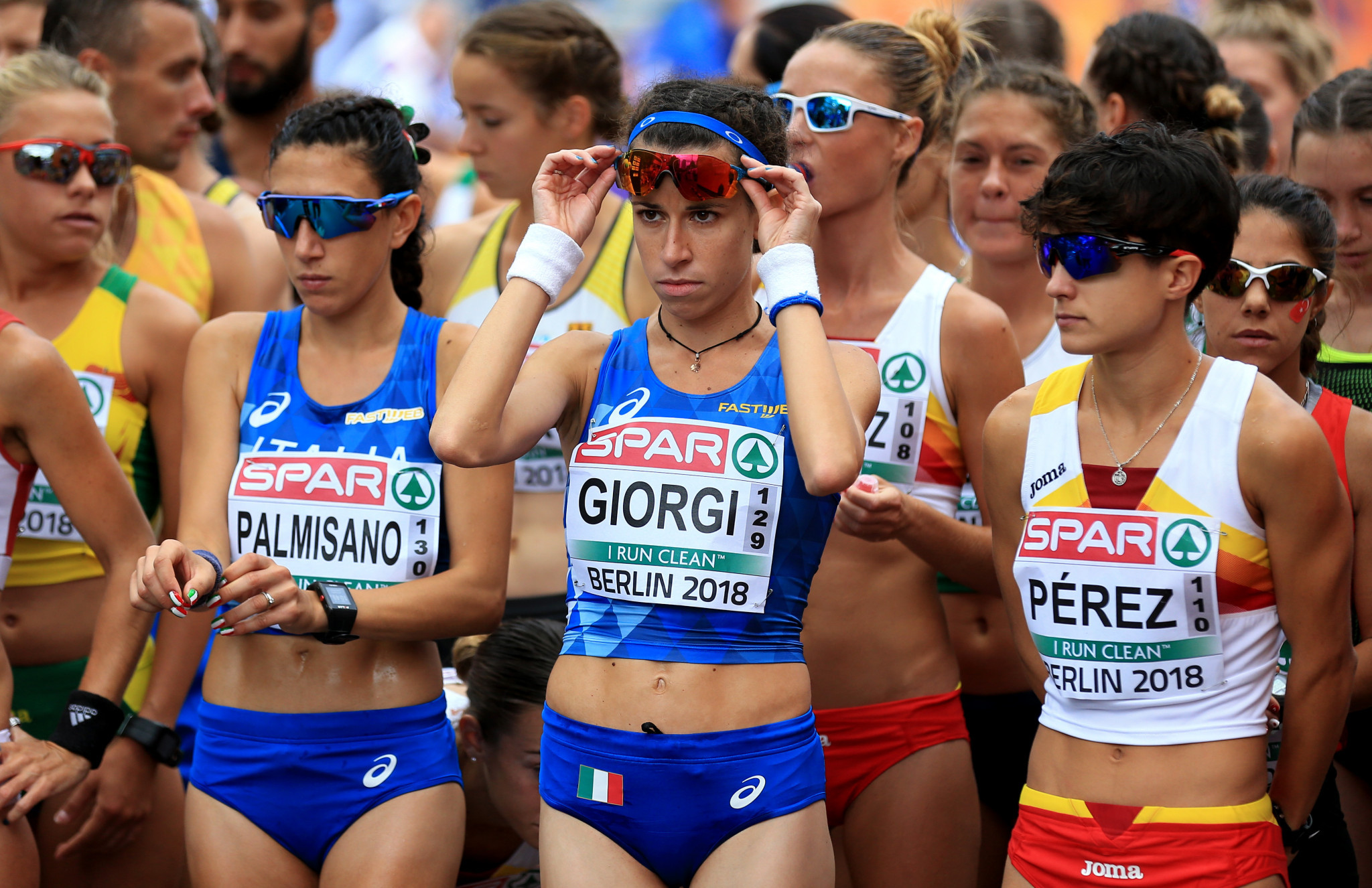Italy's Eleonora Giorgi has her eyes on a 50km victory at the European Race Walking Cup in Lithuania tomorrow ©Getty Images