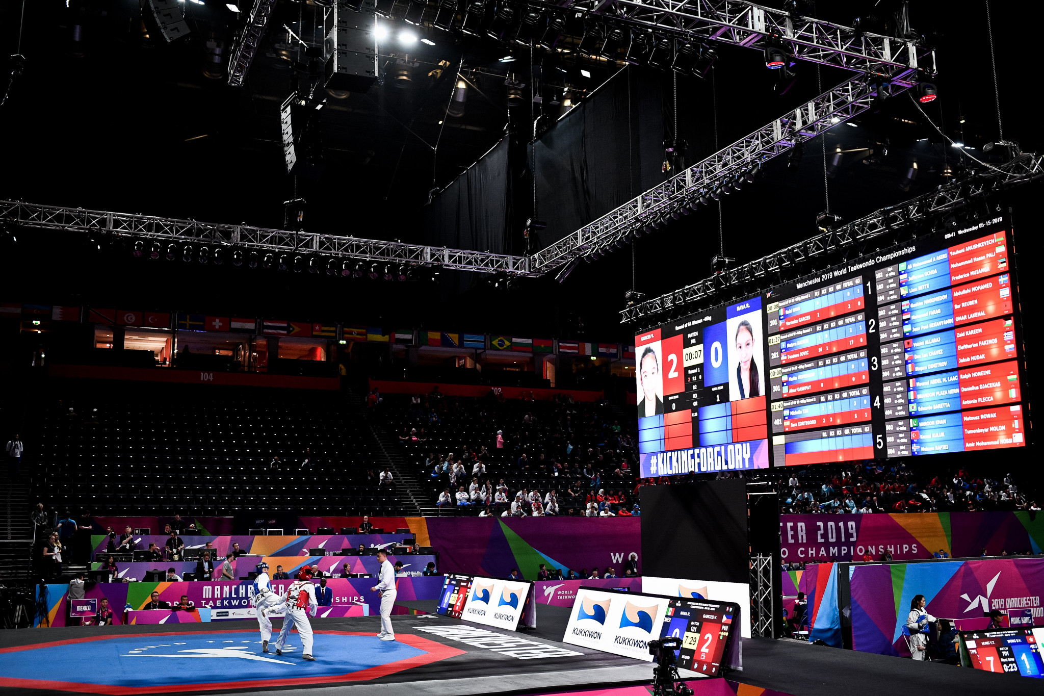 The final day of the World Championships will take place at Manchester Arena tomorrow ©World Taekwondo