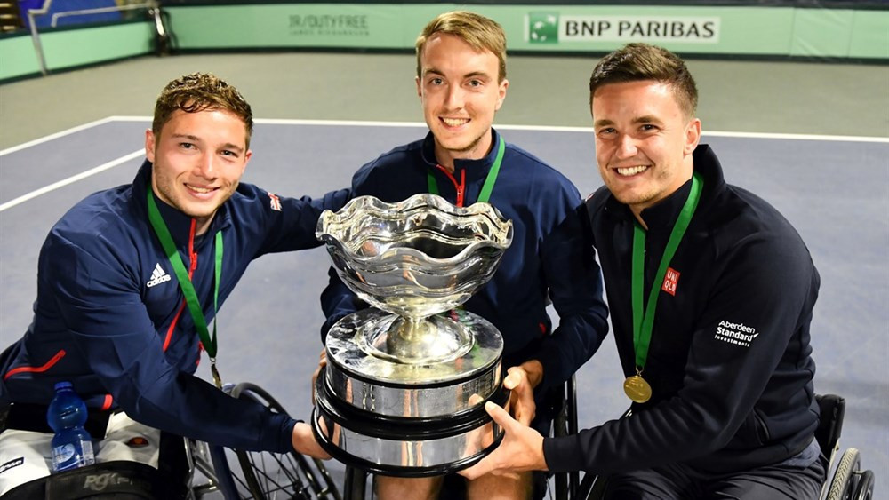 Britain won the men's event after beating France ©ITF