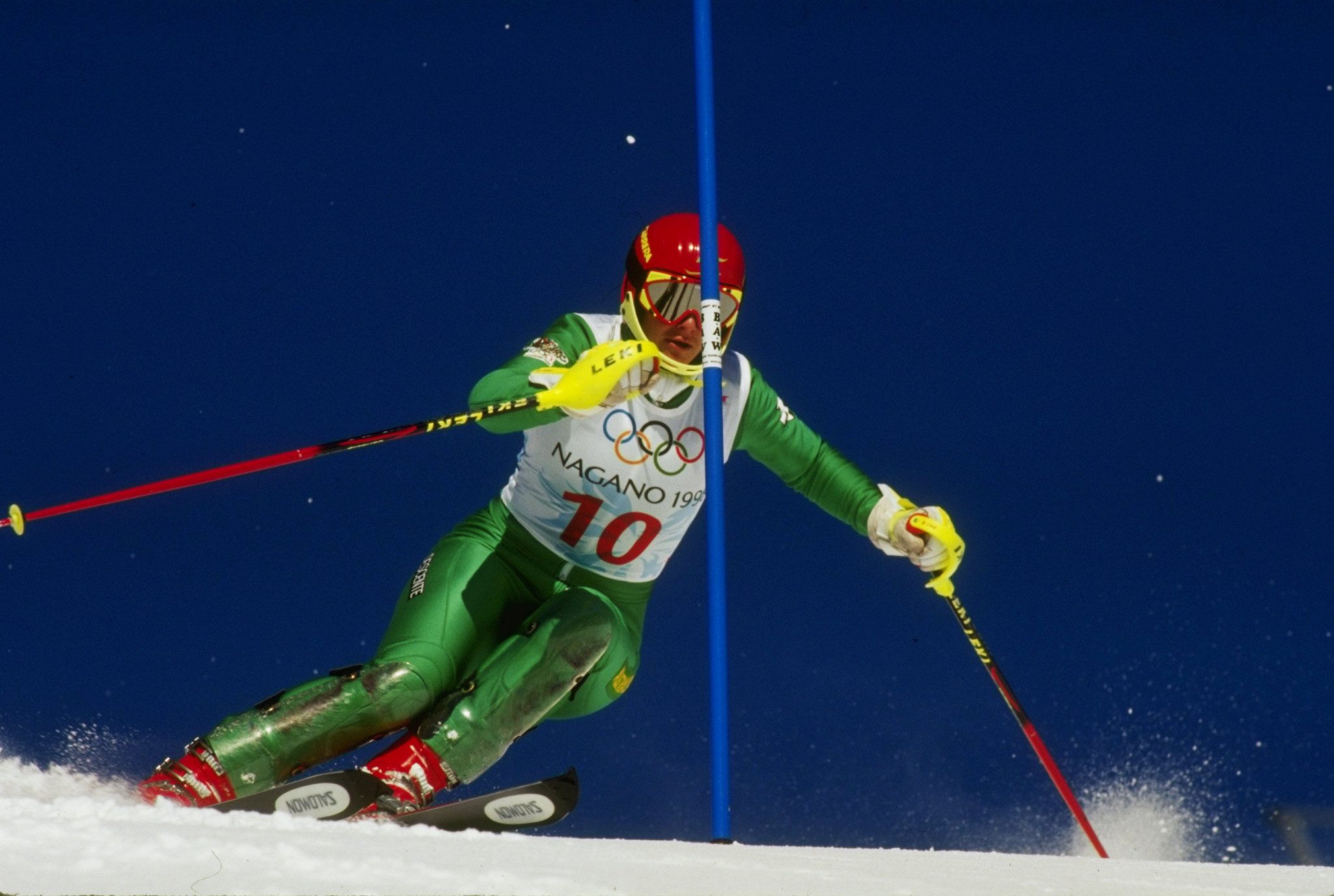 Zali Steggall won an Olympic bronze medal in Nagano in 1998 ©Getty Images