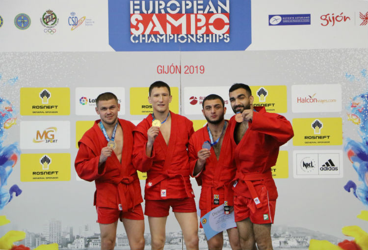 Further success for Russia as European Sambo Championships conclude in Gijón