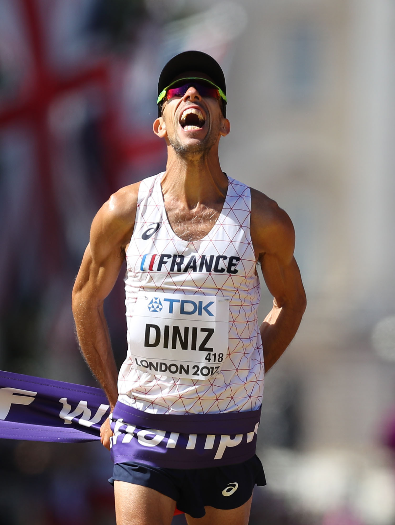 France's world record holder and champion Yohann Diniz won the 50km event at the European Race Walking Cup in Lithuania in his third fastest time ©Getty Images