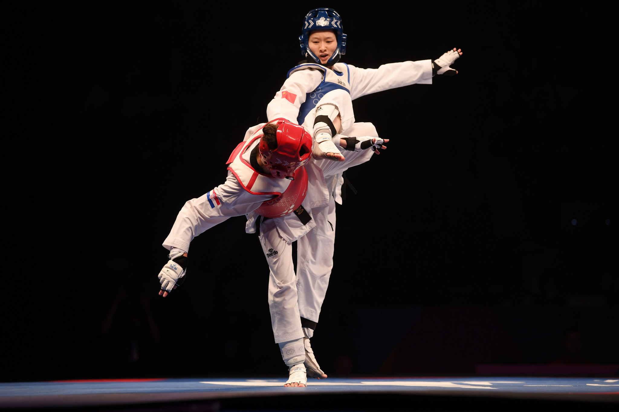 Two-time Olympic and world champion Wu Jingyu has been elected to the World Taekwondo Athletes' Committee ©Getty Images