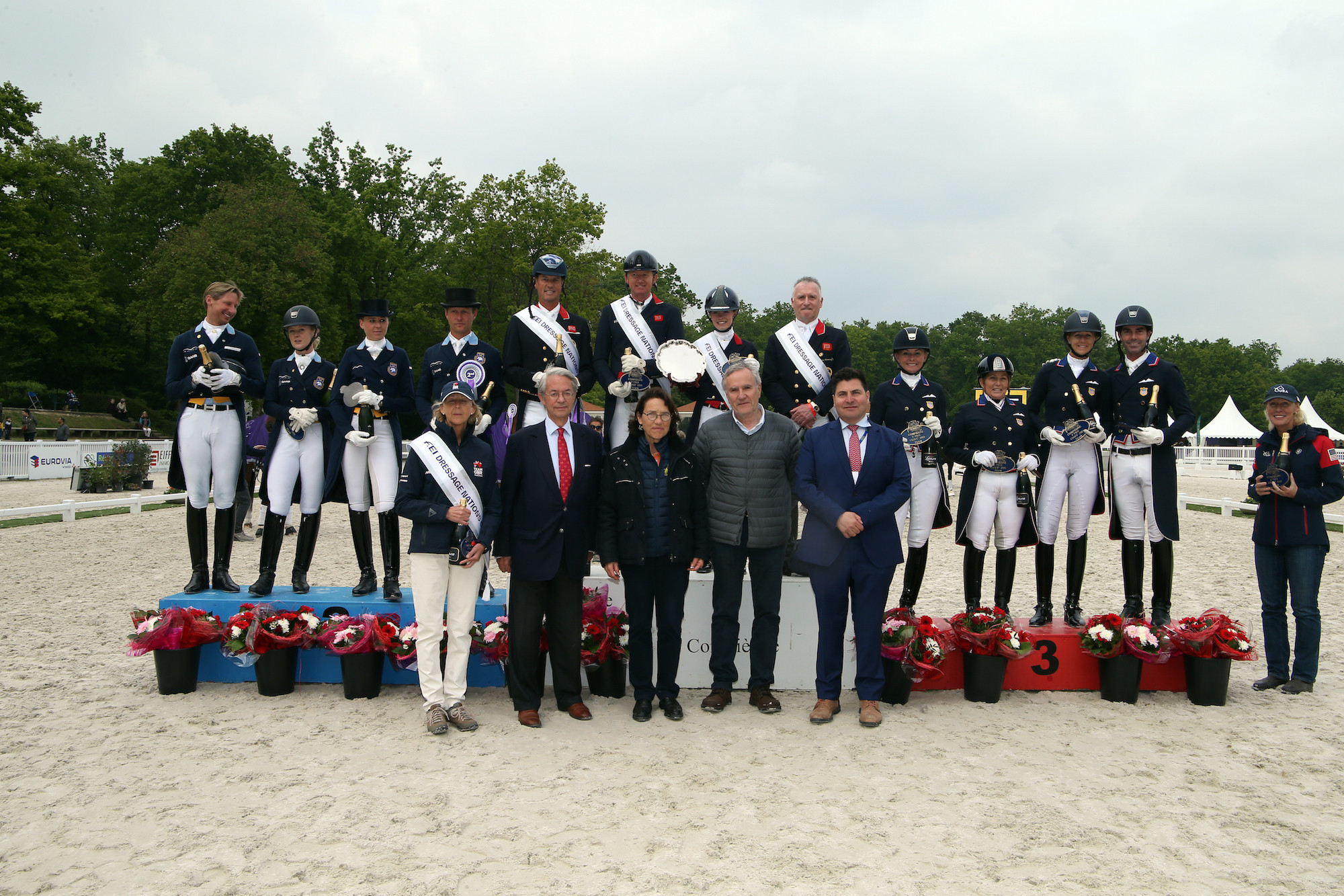 Britain maintained a steady lead before securing victory during the second leg of the series ©FEI