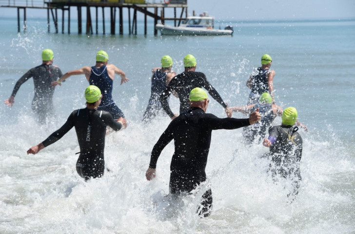 There were previously concerns over the swimming leg of the triathlon competition due to oil pollution in local waters