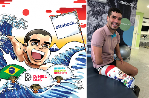 Brazil's multiple Paralympic swimming champion Daniel Dias is well pleased with his newly designed 