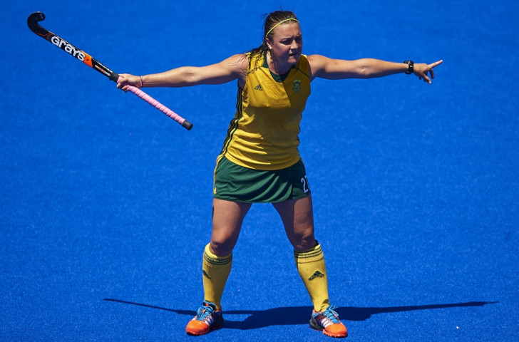Jade Mayne set South Africa's women's team on their way to a 3-0 victory against Ghana