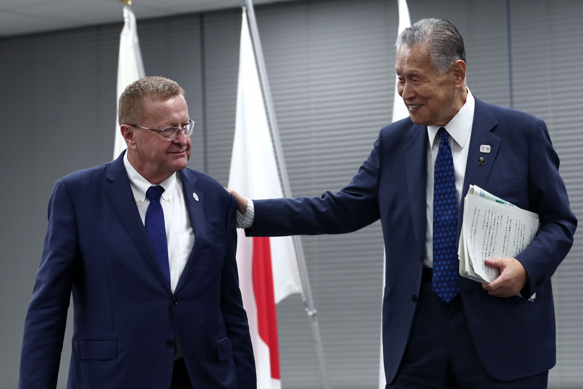 John Coates is confident that Tokyo 2020 will emerge successful following a vital test event period for next year's Olympic Games ©Getty Images