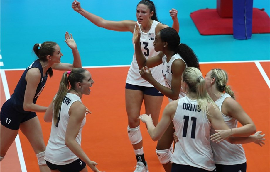 United States make winning start to title defence in FIVB Women's Nations League 