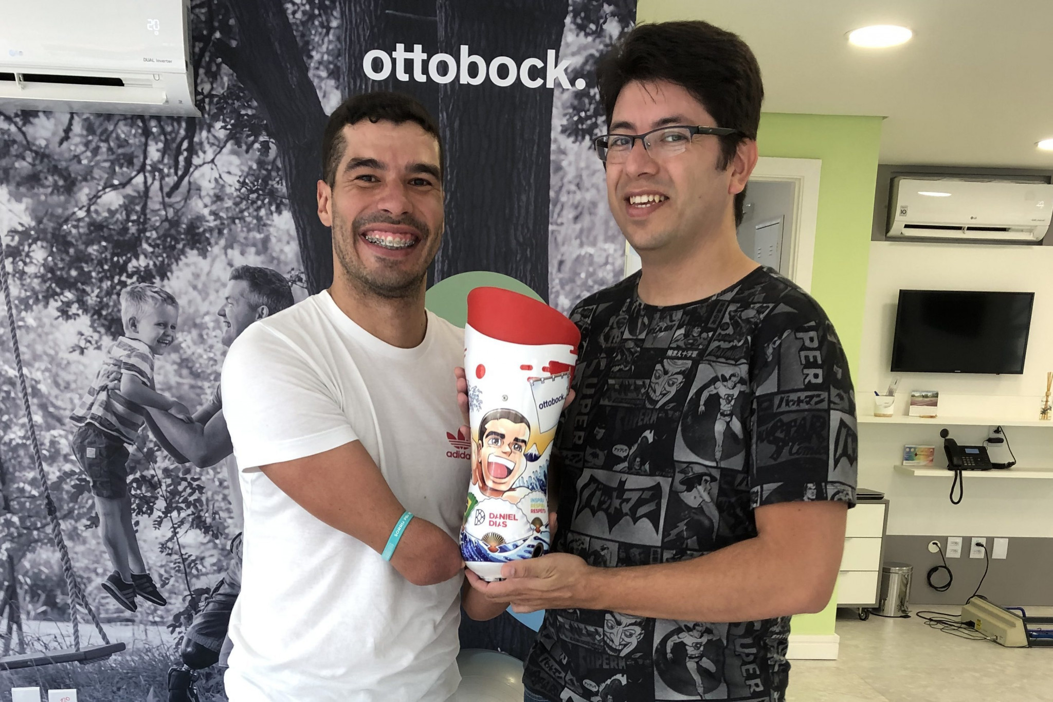 Brazil's multiple Paralympic swimming champion Dias gets manga-style prosthetic for Tokyo 2020