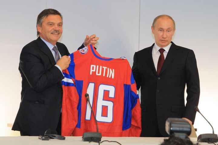 IIHF President René Fasel has enjoyed a close relationship with Russia during his long reign as President and was among the country's biggest supporters during the doping crisis ©Getty Images