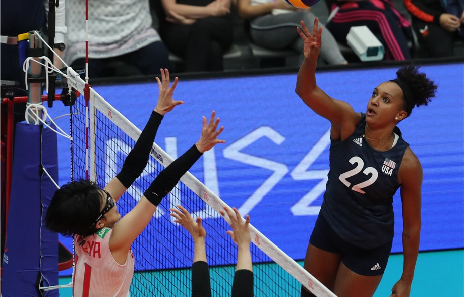 Holders United States continue perfect start to FIVB Women's Nations League