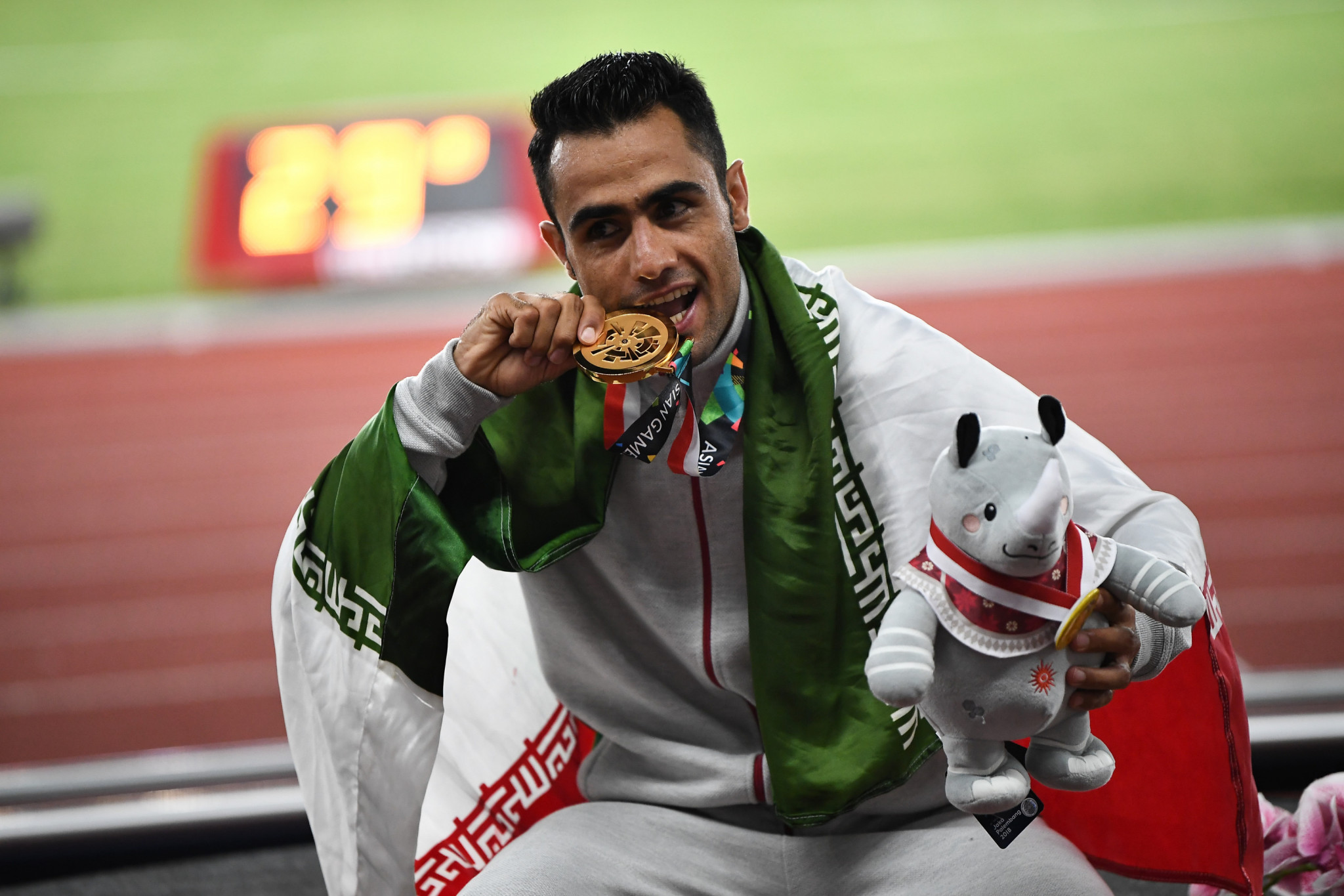 Hossein Keyhani set a new national and Asian Games record last year in the 3,000m steeplechase ©Getty Images