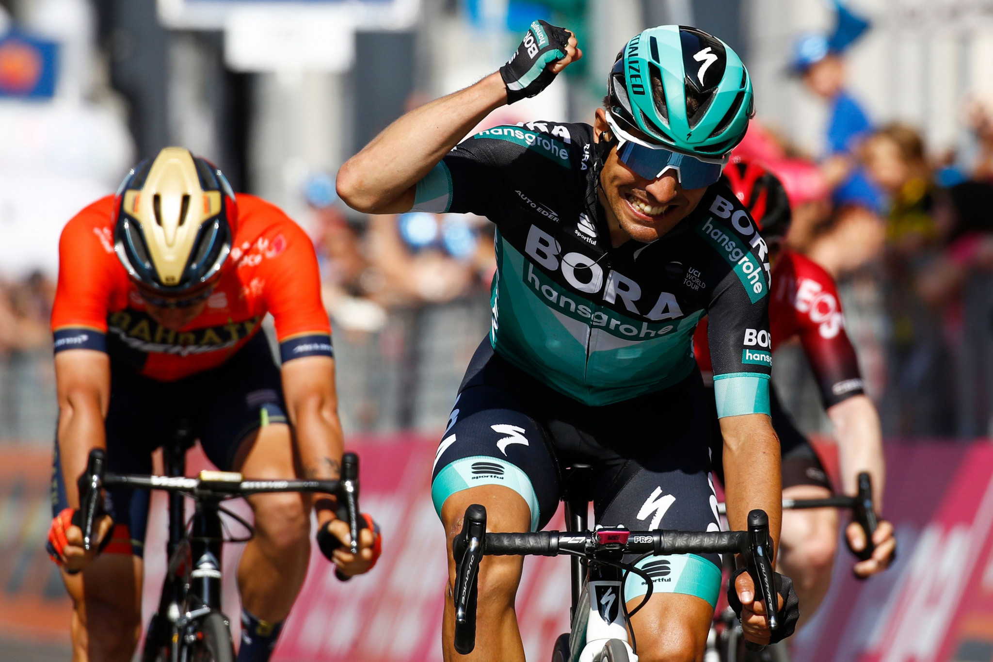 Benedetti triumphs on stage 12 of Giro d'Italia as Polanc takes overall lead