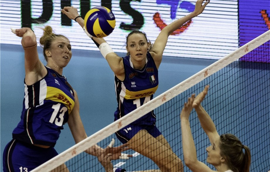 Italy made it a perfect three wins out of three in Pool One as the first week of FIVB Women's Nations League action came to an end today ©FIVB
