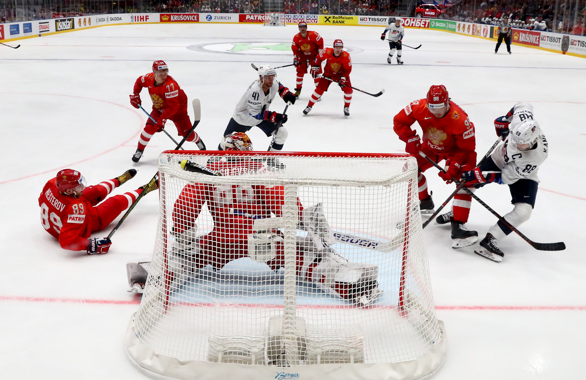 Russia defeated the United States in the IIHF World Championships ©Getty Images