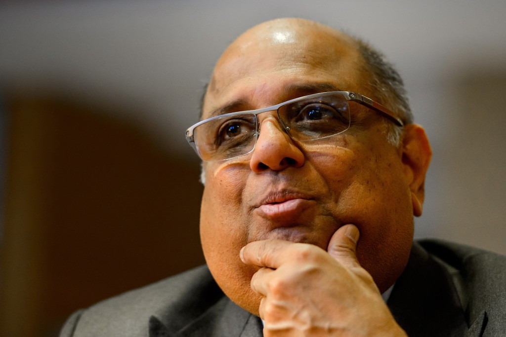 N Ramachandran is under pressure to step down just 14 months after assuming the Presidency ©AFP/Getty Images