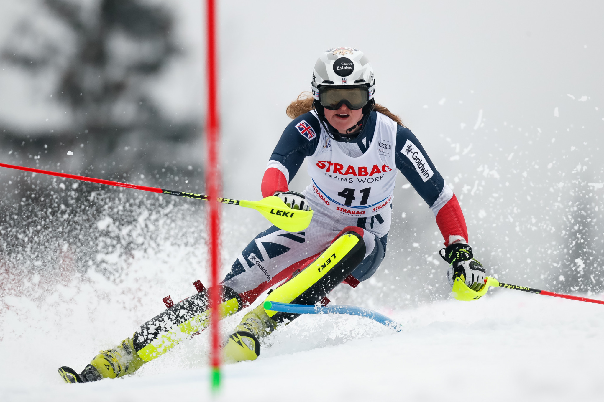 Charlie Guest, Britain's first female Alpine skier to win a Europa Cup race, will compete for her country in next season's FIS Alpine Ski World Cup ©Getty Images