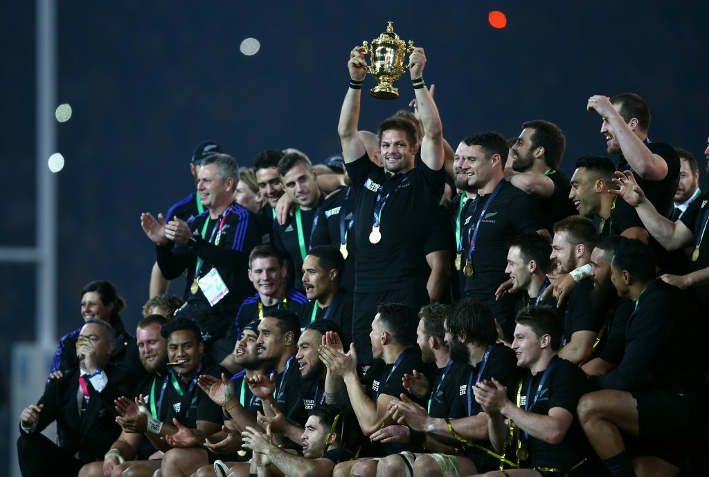 New Zealand won the Team of the Year award after becoming the first team to successfully defend their Rugby World Cup title