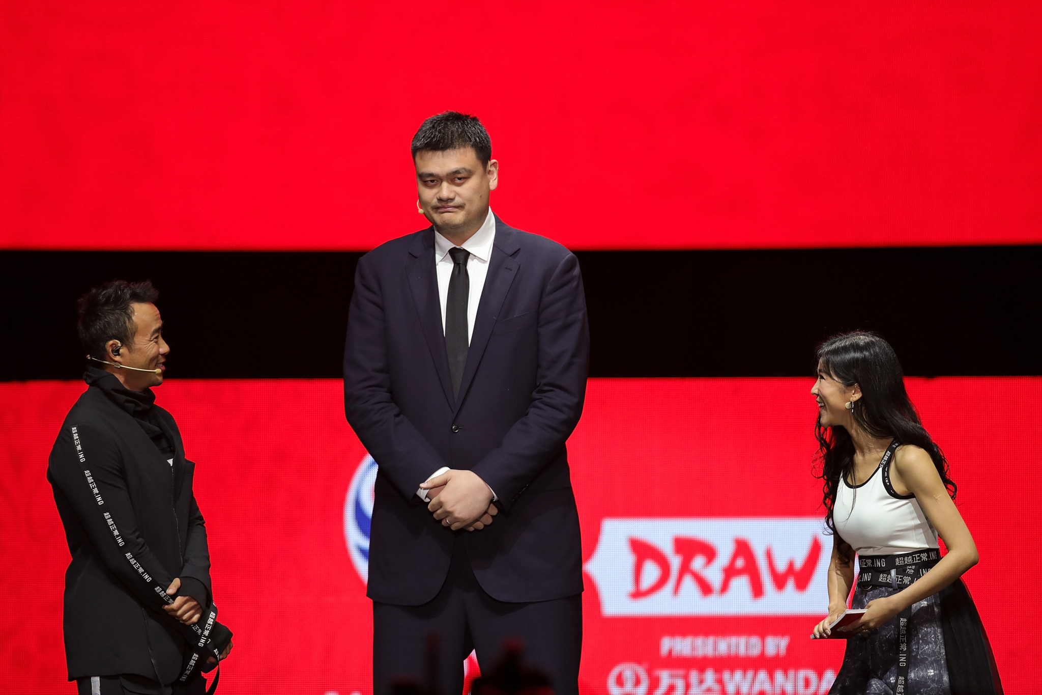 Chinese Basketball President Yao Ming, centre ©Getty Images