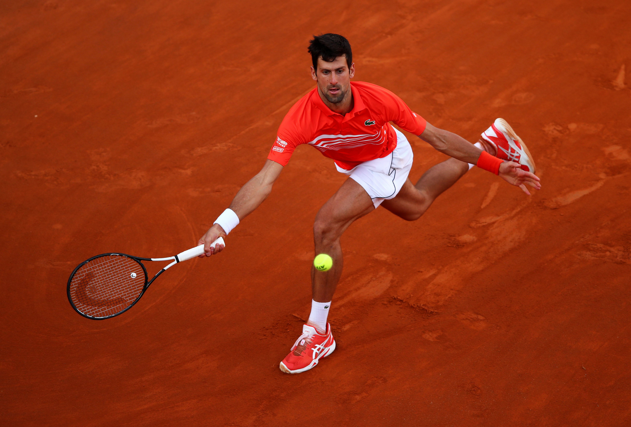 Serbia's Novak Djokovic is aiming for a fourth consecutive Grand Slam victory at the French Open ©Getty Images
