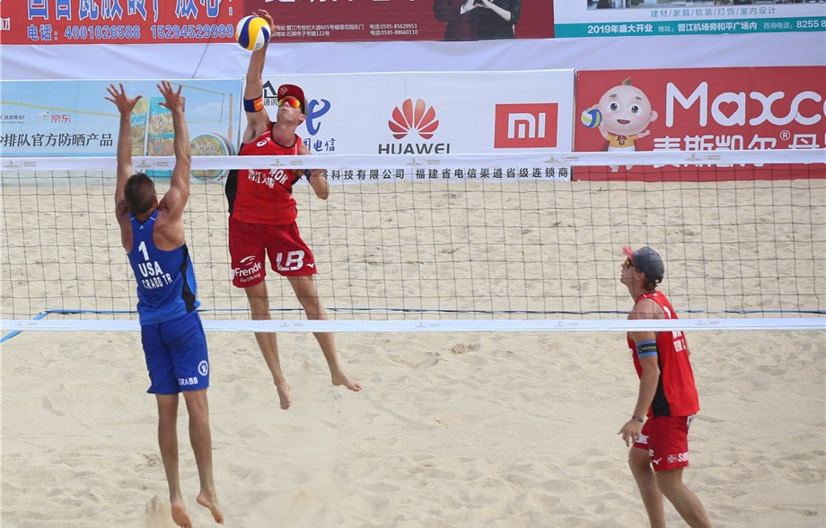 Norway's Anders Mol and Christian Sørum reached another final in Jinjiang ©FIVB