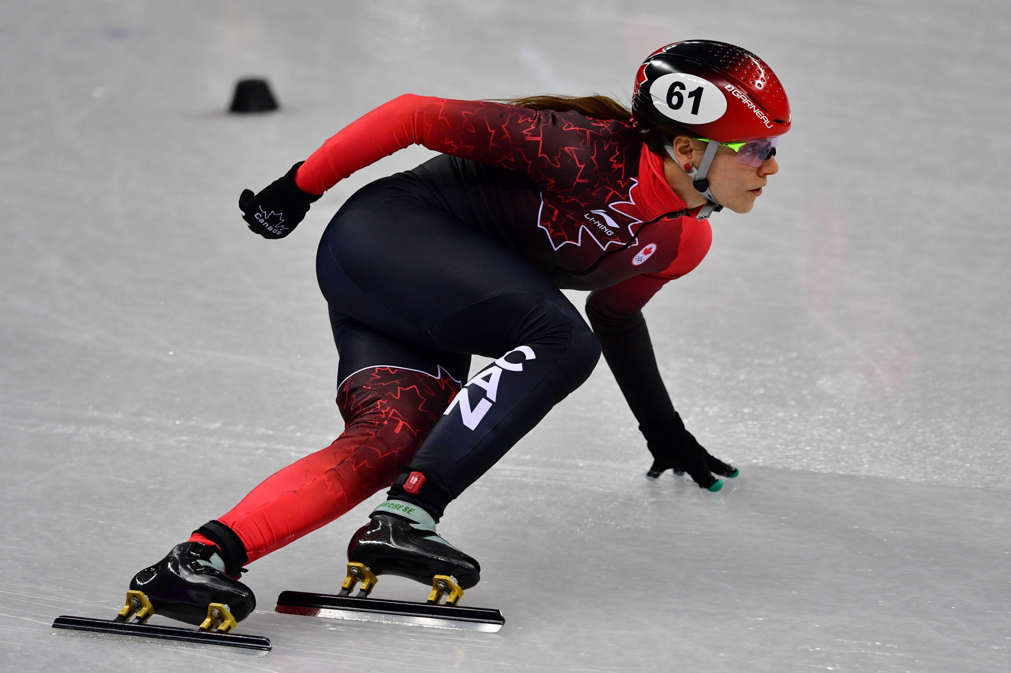 Olympian Kasandra Bradette of Canada is also set to retire from speed skating ©Getty Images