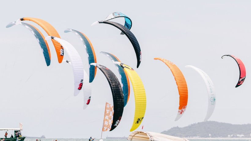 Taradin and Chen hit the front after day two of Formula Kite Asian Championships