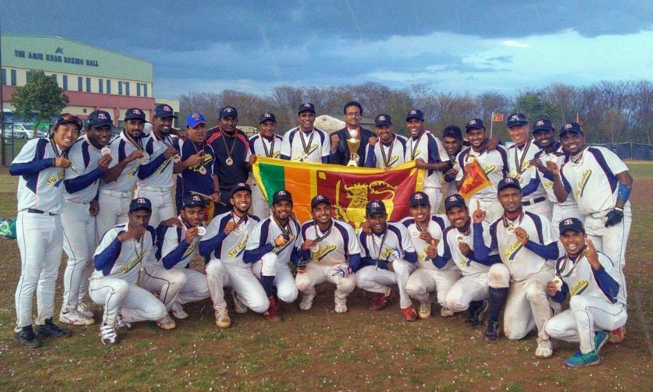 Sri Lanka stunned Pakistan to win the West Asia Baseball Cup two years ago ©WBSC