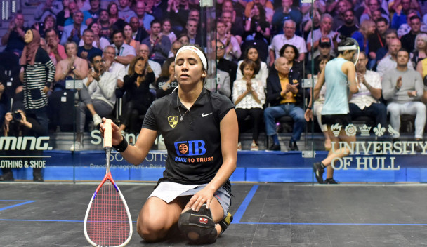 Egypt's 21-year-old Nouran Gohar beat world number three Nour El Tayeb to reach the women's final at the PSA British Open ©PSA