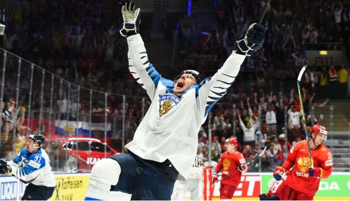 Finland end Russia's unbeaten run to reach IIHF World Championship final