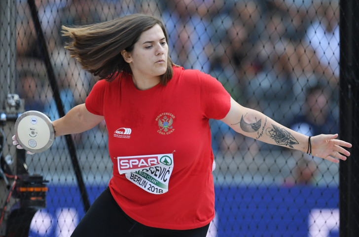 Montenegro's former world under-20 discus champion Kristina Rakocevic has been involved in promoting the Games of the Small States of Europe that will be held this week in her country, and could figure significantly in them ©Getty Images