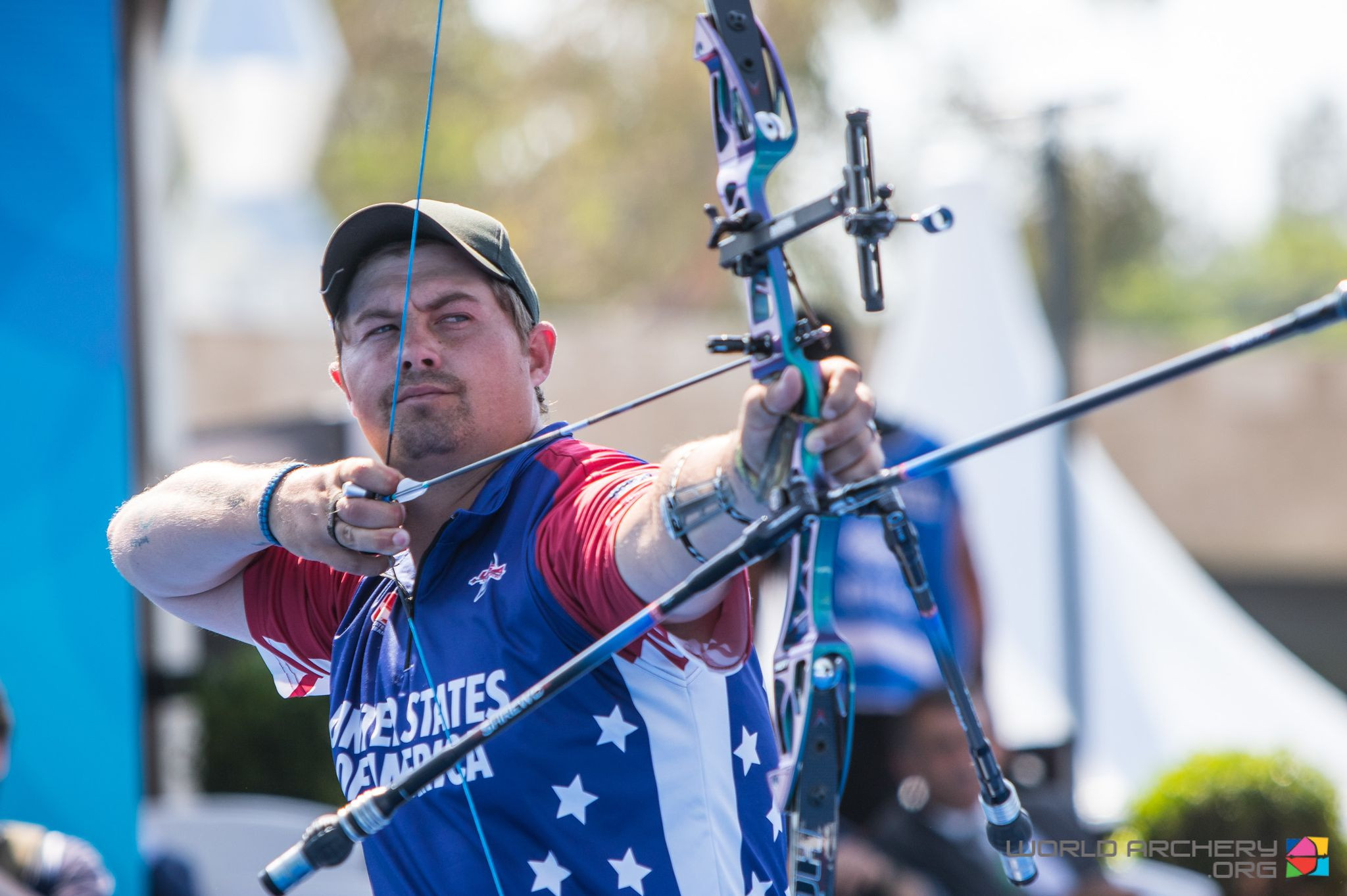 Brady Ellison came out on top in the men's recurve standings ©Getty Images