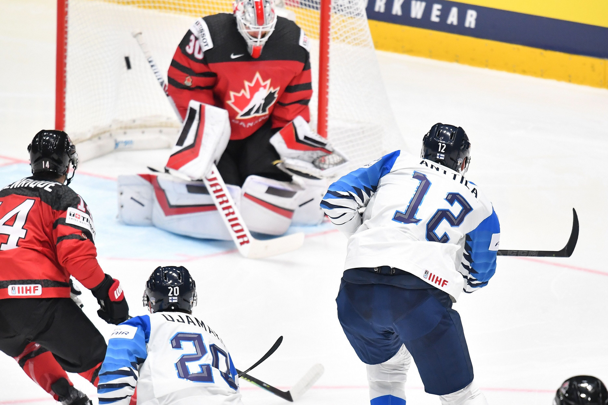 Marko Anttila scored two for Finland in their victory against Canada in the IIHF World Championship ©Getty Images