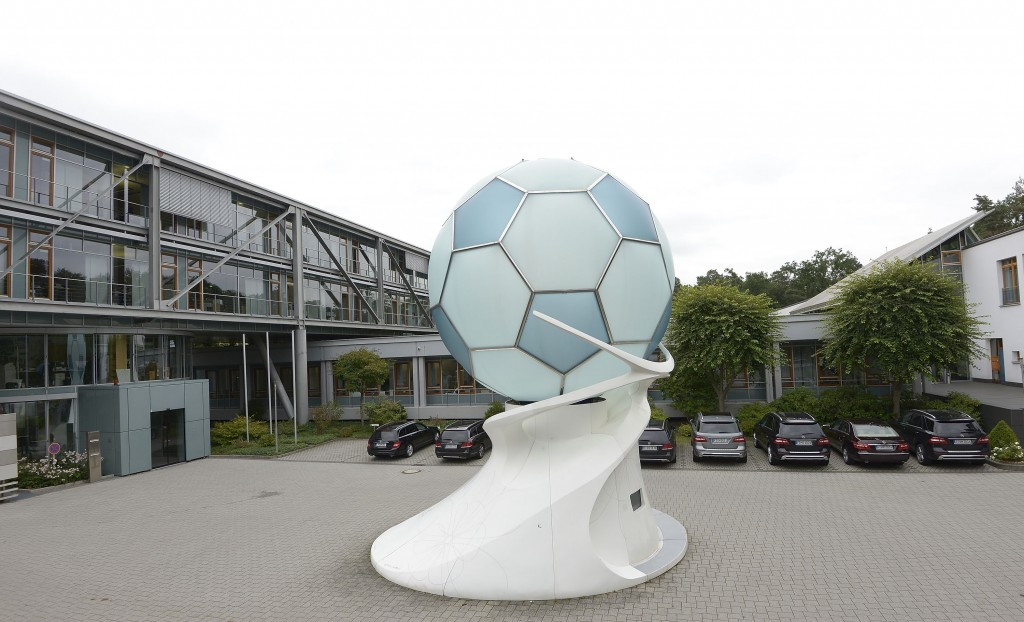 The German Football Association headquarters in Frankfurt have been raided over allegations of tax evasion linked to the 2006 FIFA World Cup, prosecutors say ©DFB