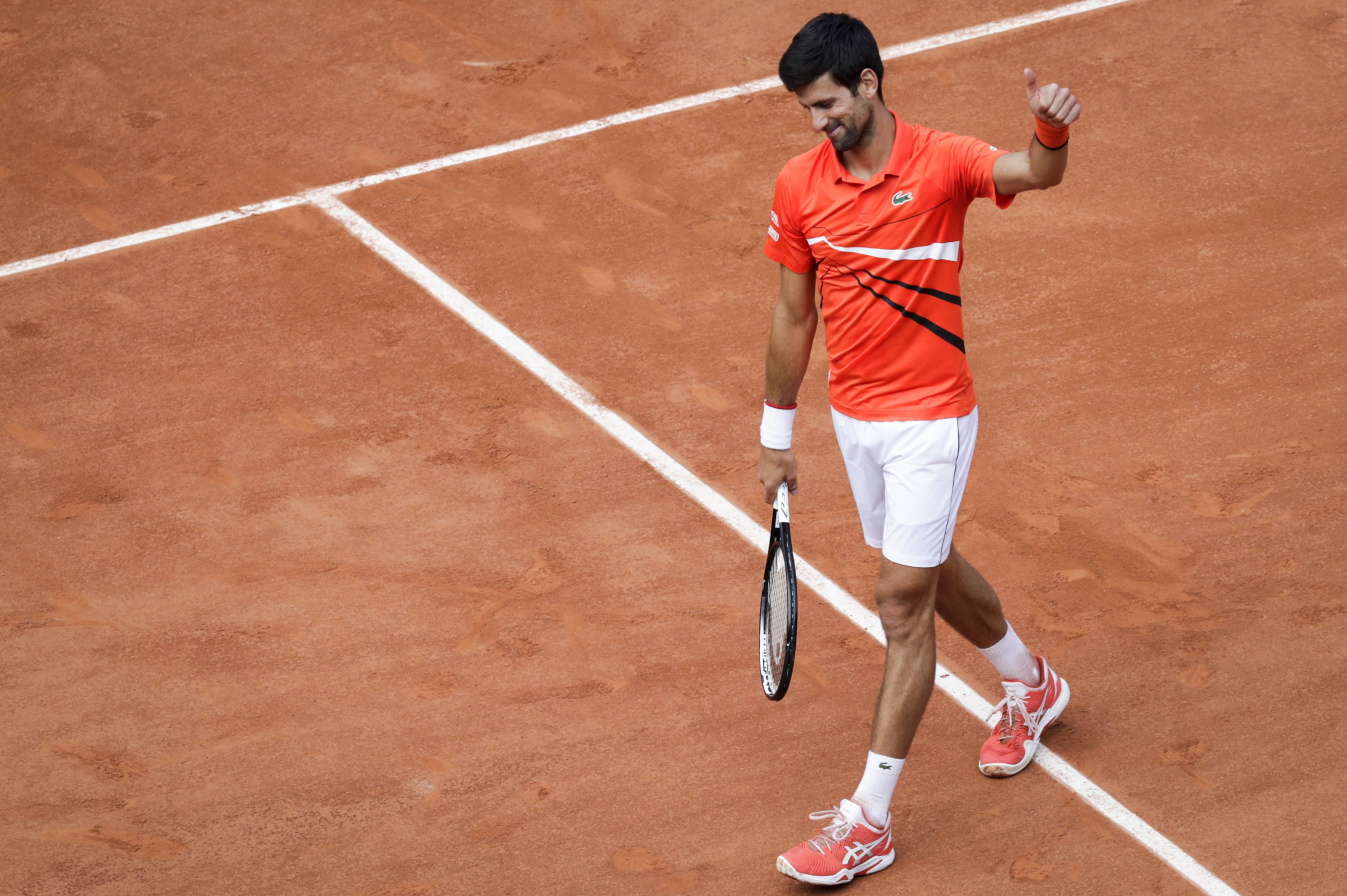 Top seed Novak Djokovic, pictured, and second seed Rafael Nadal are comfortably through to the second round of the French Open after picking up victories in Paris today ©Getty Images