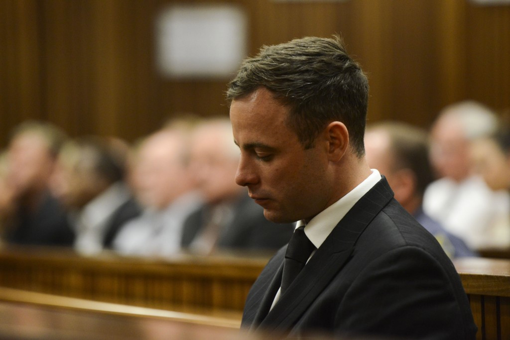 Oscar Pistorius was not in court today but faces being returned to jail