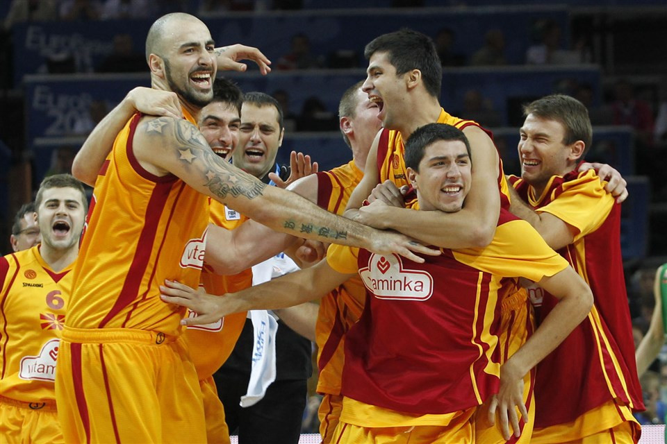 Pero Antić helped North Macedonia beat hosts Lithuania in the quarter-finals of the 2011 EuroBasket ©FIBA