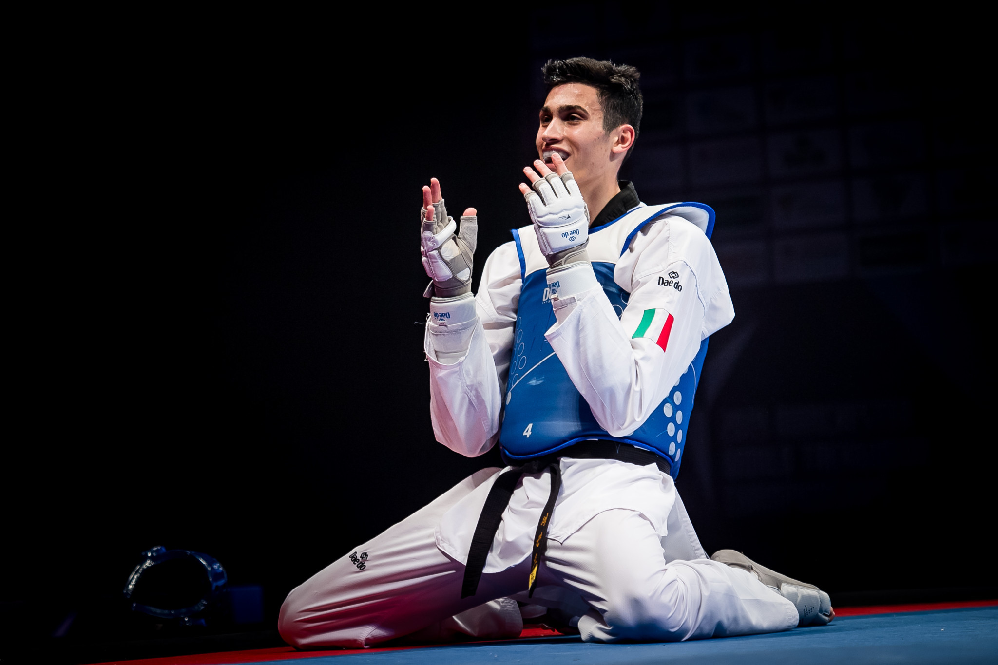 Simone Alessio claimed the men's under-74kg title at the 2019 World Taekwondo Championships in Manchester ©World Taekwondo