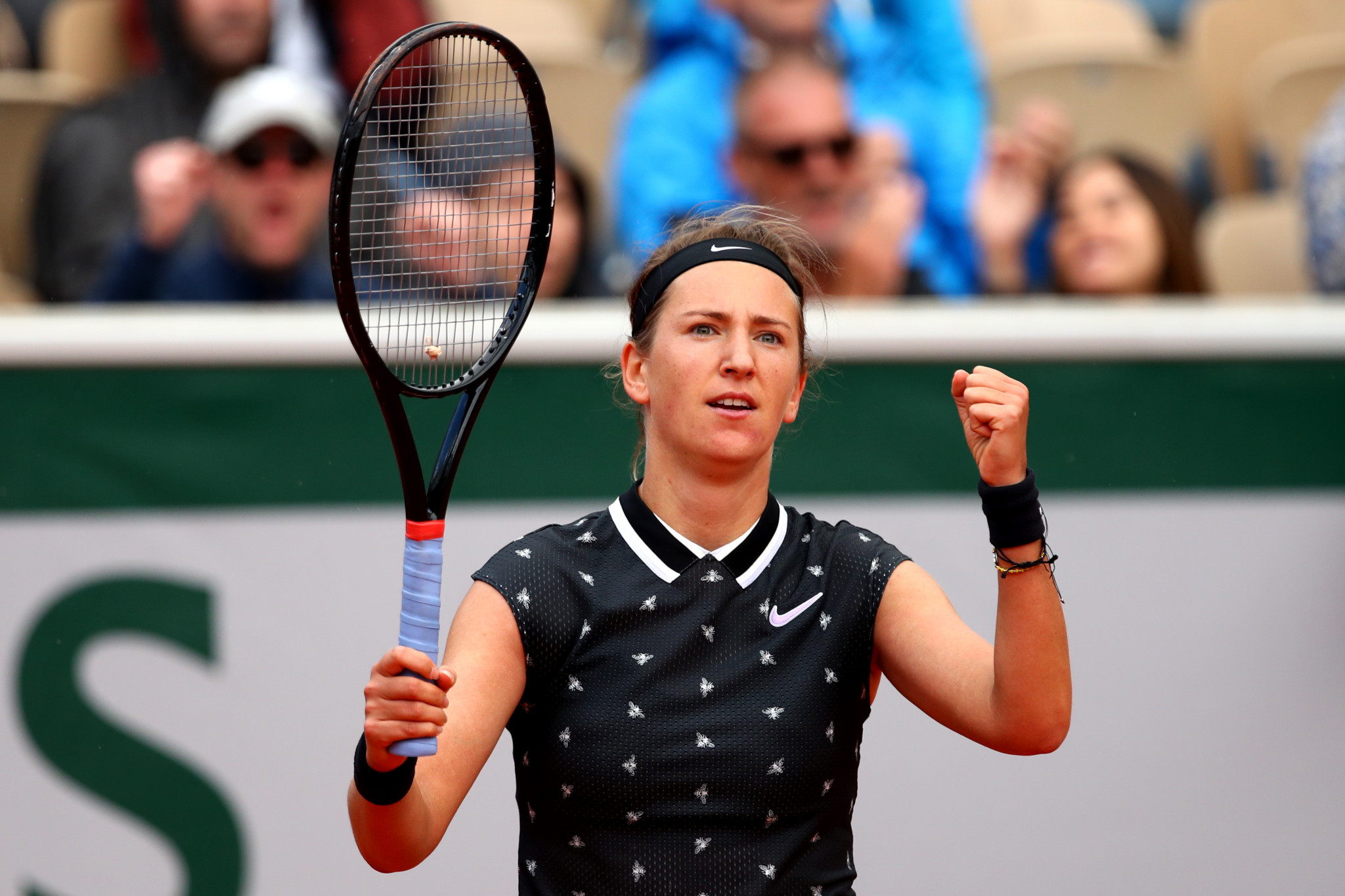 Two-time Australian Open champion Victória Azárenka of Belarus beat former French Open champion Jeļena Ostapenko of Latvia in the women's singles draw ©Getty Images