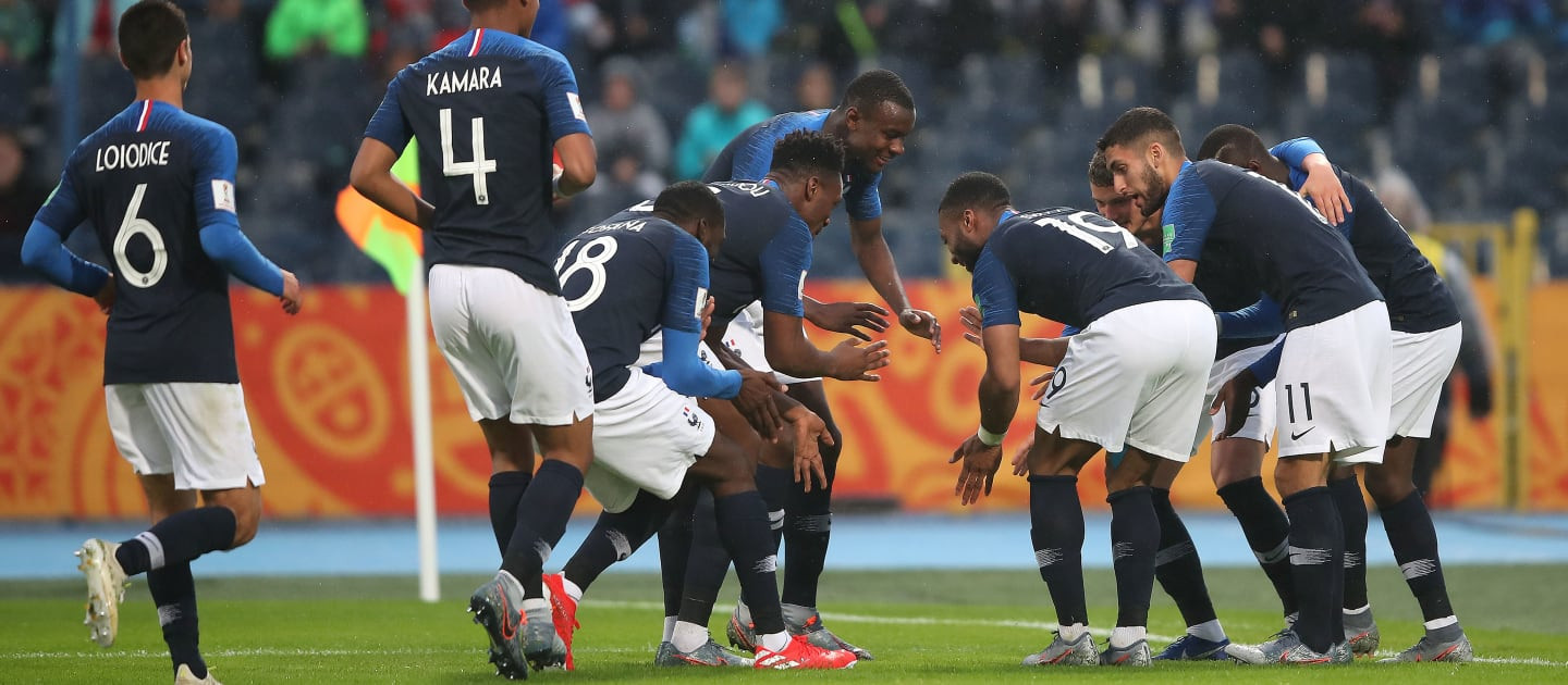 France secured progress from Group E with a 2-0 win over Panama at the FIFA Under-20 World Cup in Poland ©Getty Images