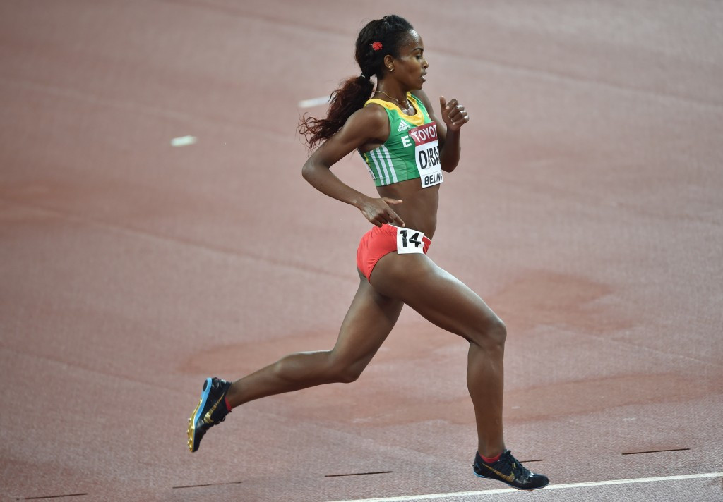Genzebe Dibaba gets the nod in the women's middle and long distance category 