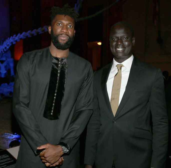 Amadou Gallo Fal, right, is set to responsibility for the 12-team Basketball African League due to launch in 2020 ©Getty Images