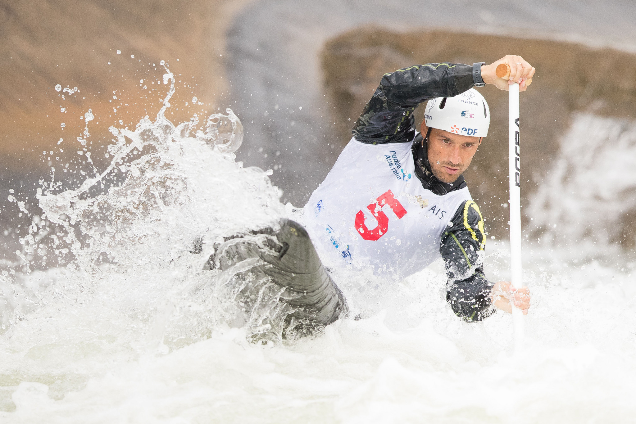 Denis Gargaud Chanut is a medal hope for hosts France at the Canoe Slalom European Championships in Pau ©Getty Images
