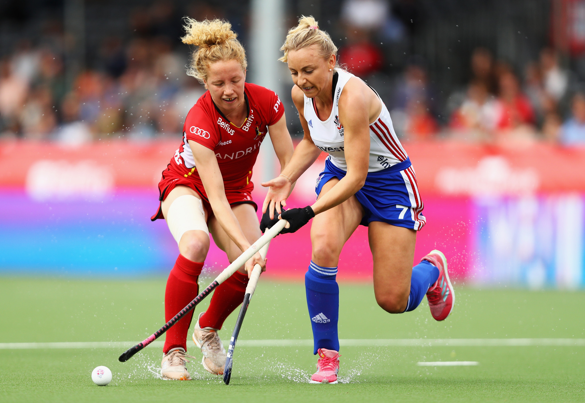 Belgium recorded an emphatic 4-1 victory against Olympic champions Britain in the women's FIH Pro League ©Getty Images